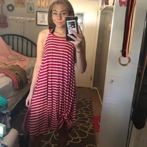 Halter neck slip dress